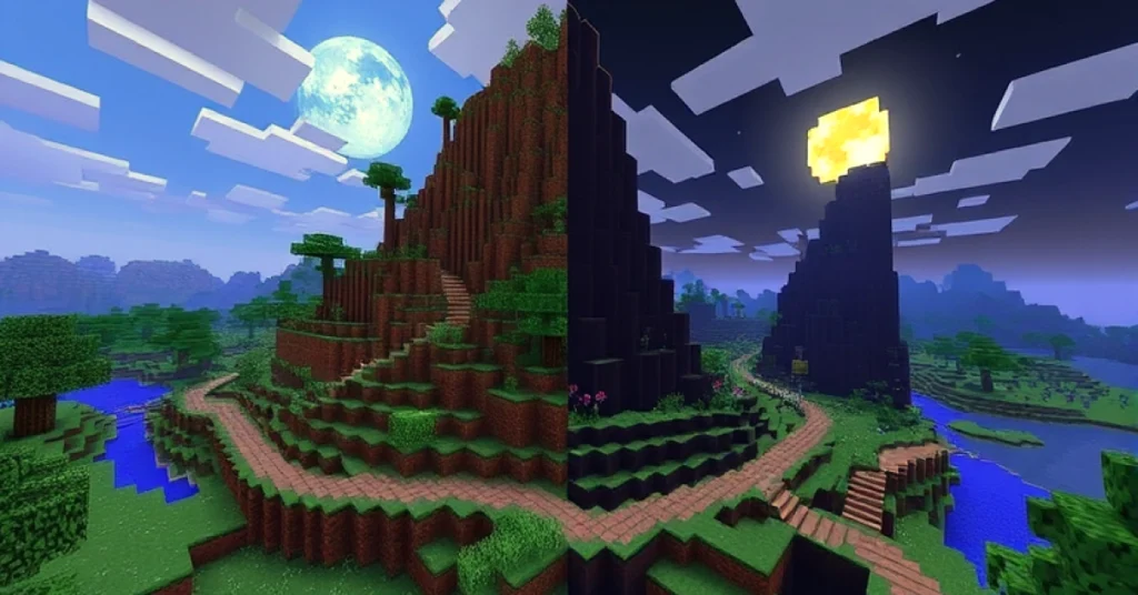 How Long is a Minecraft Day and Night Cycle on Bedrock Servers